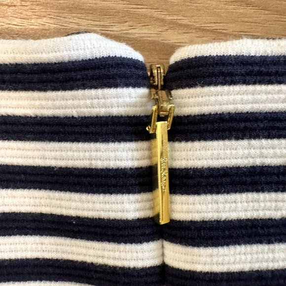 Lilly Pulitzer Dress Janice Shift True Navy Ottoman Stripe Size XS - Picture 4 of 4